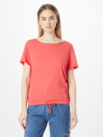Ragwear T-shirt 'NICKA' i röd: framsida