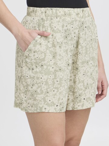 ICHI Regular Broek 'IHMarrakech' in Groen