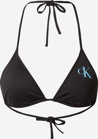 Hauts de bikini Calvin Klein Swimwear en noir : devant