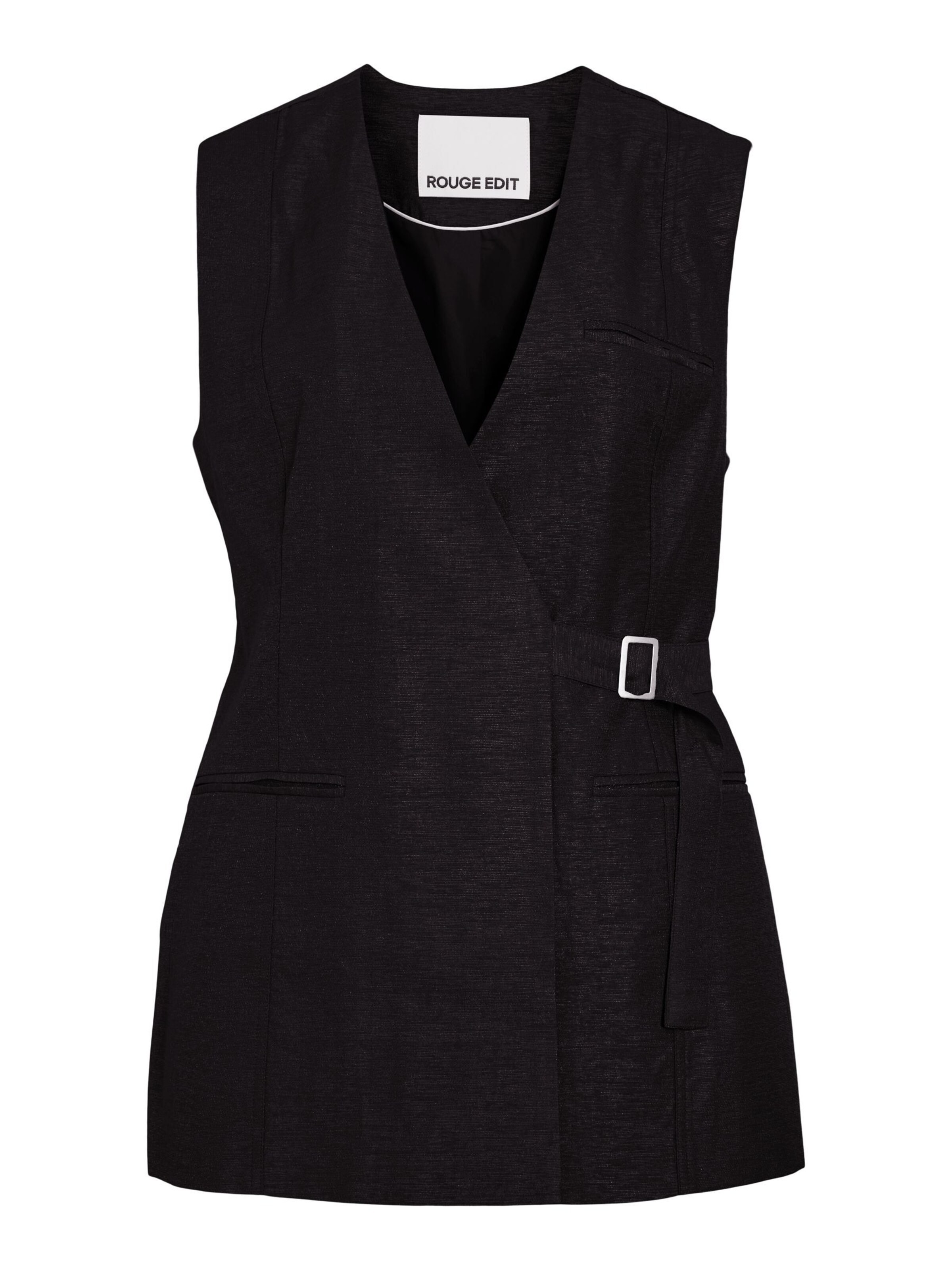 Gilet di ROUGE EDIT in grigio: frontale