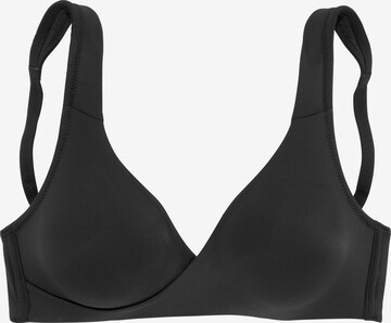 LASCANA T-shirt Bra in Black: front