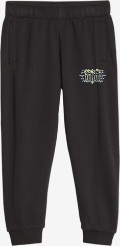 PUMA Tapered Workout Pants 'Essentials Mix Match' in Black: front