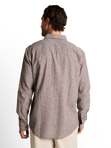 brūns TOM TAILOR Standarta piegriezums Krekls