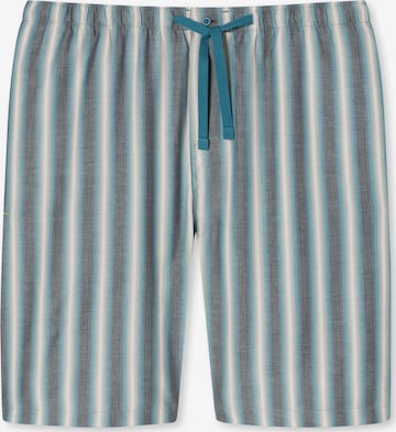 SCHIESSER Pajama Pants ' Mix & Relax ' in Green: front