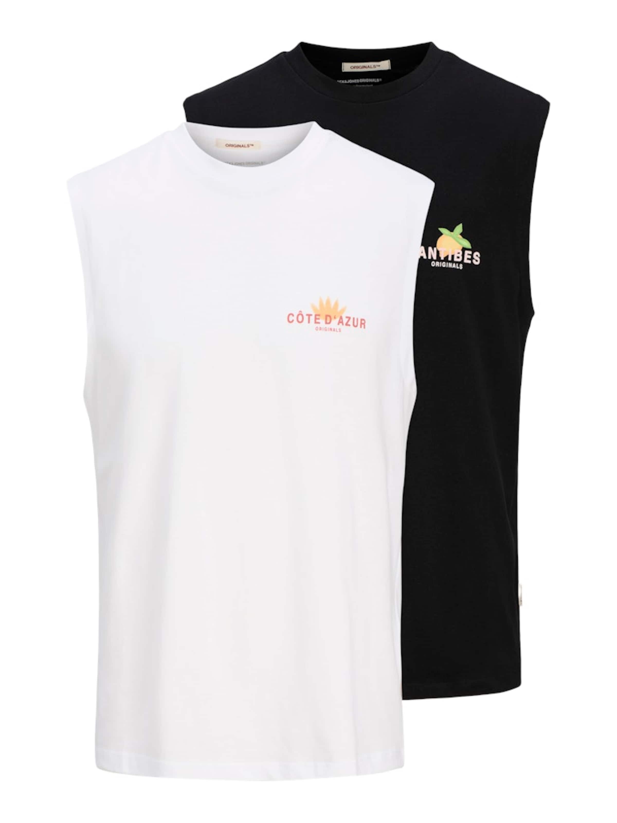 JACK & JONES Μπλουζάκι 'JORCANGGU' σε μαύρο: μπροστά