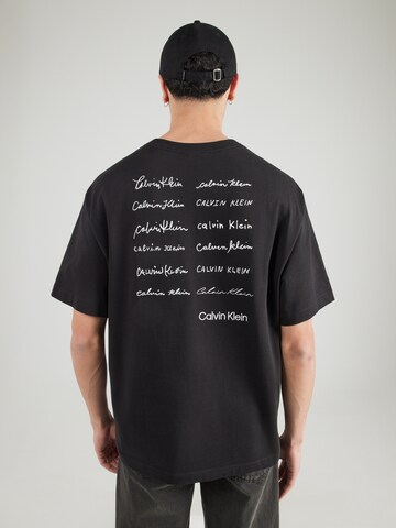 Calvin Klein Jeans T-Shirt '16S APRIL' in Schwarz: Vorderseite