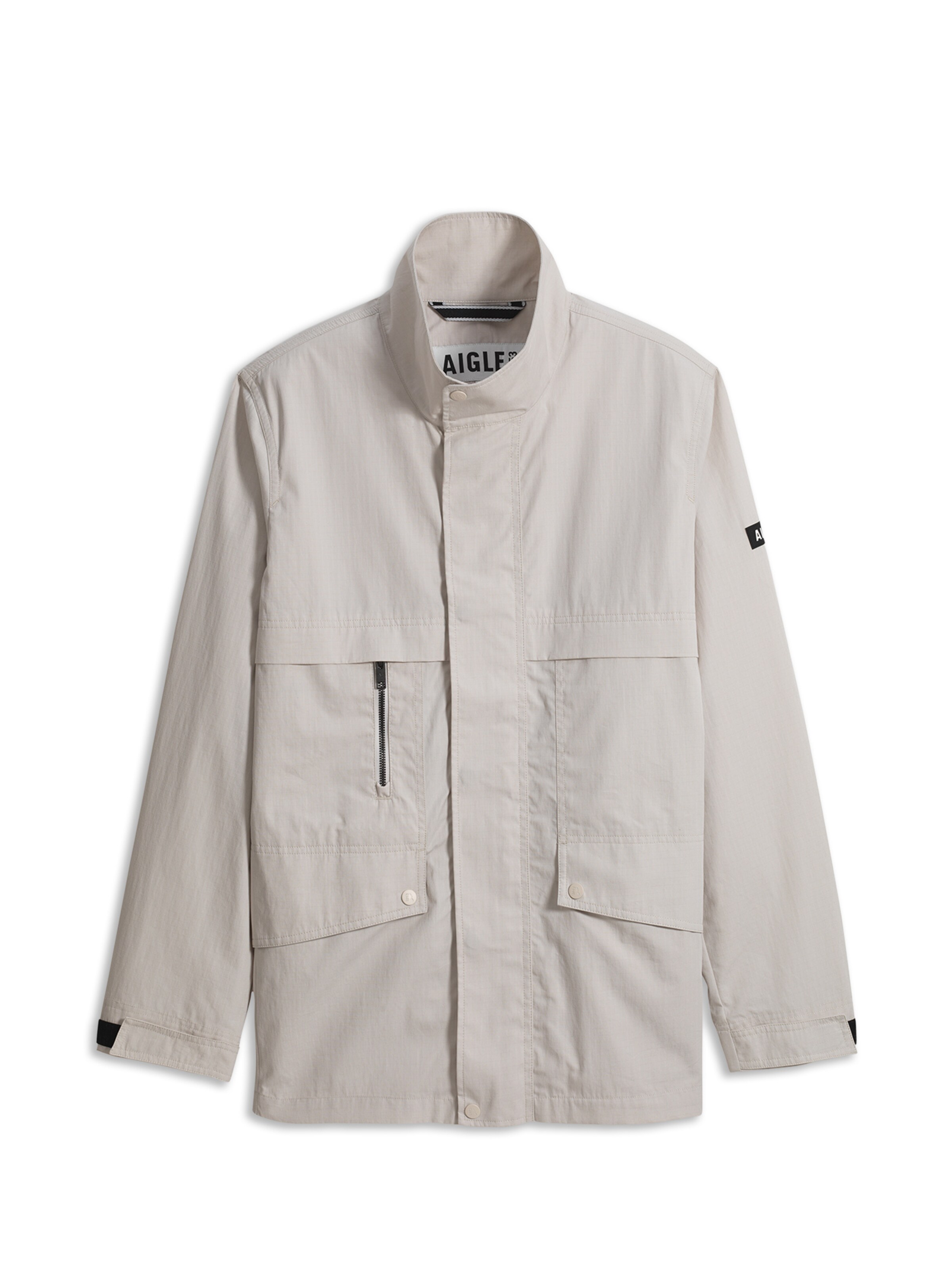 AIGLE - Chaqueta de entretiempo en beige: frente