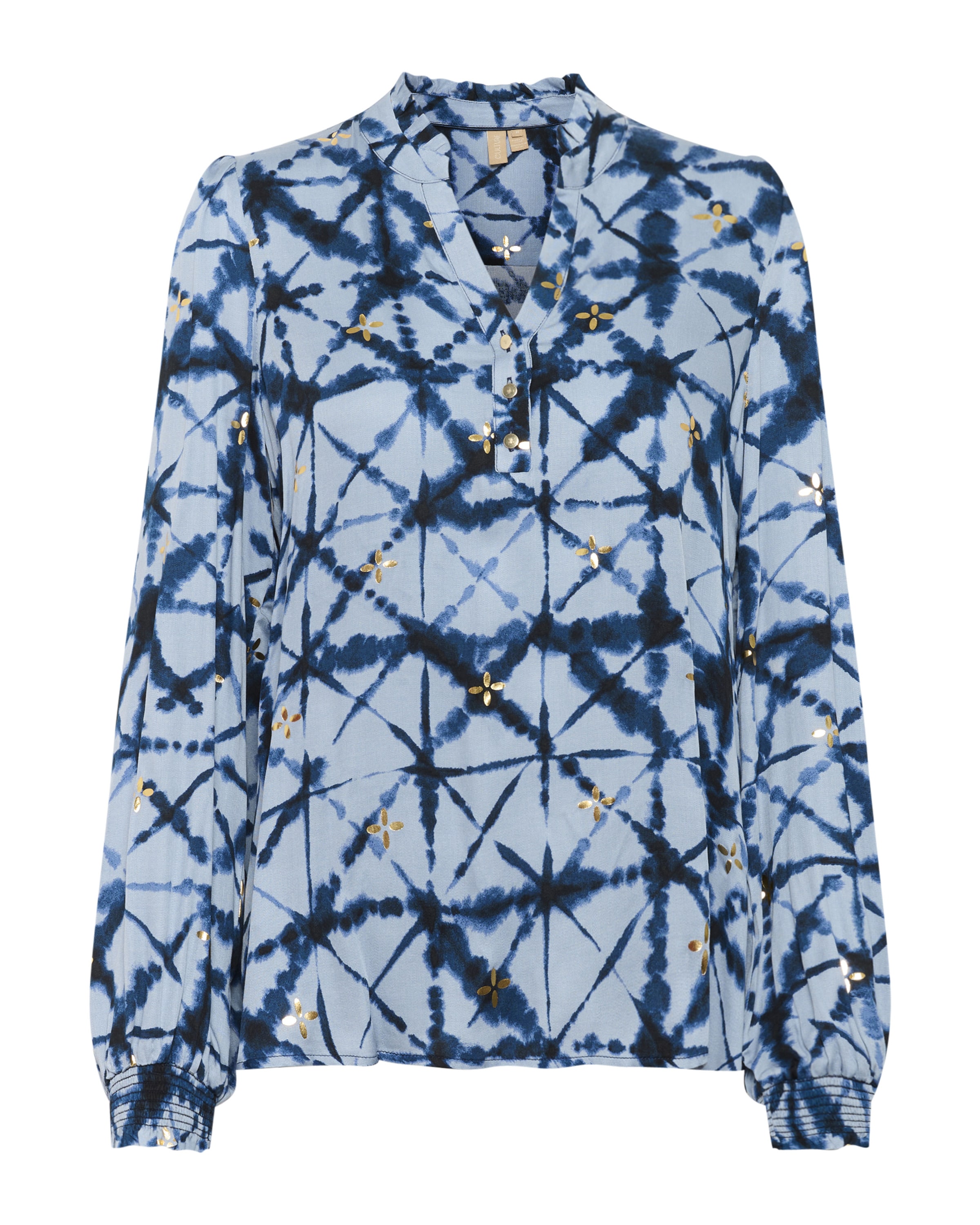 CULTURE Bluse i blå: forside