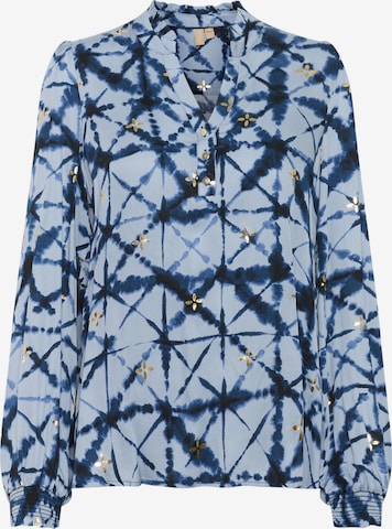 Chemisier CULTURE en bleu : devant