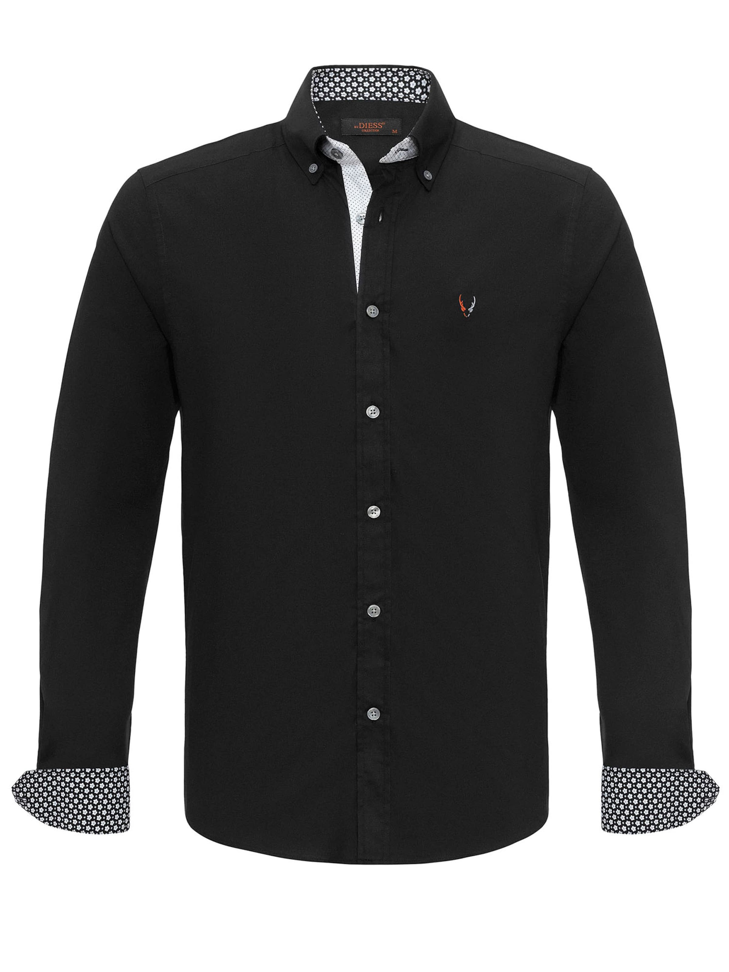 By Diess Collection Средняя посадка Рубашка в Черный: спереди