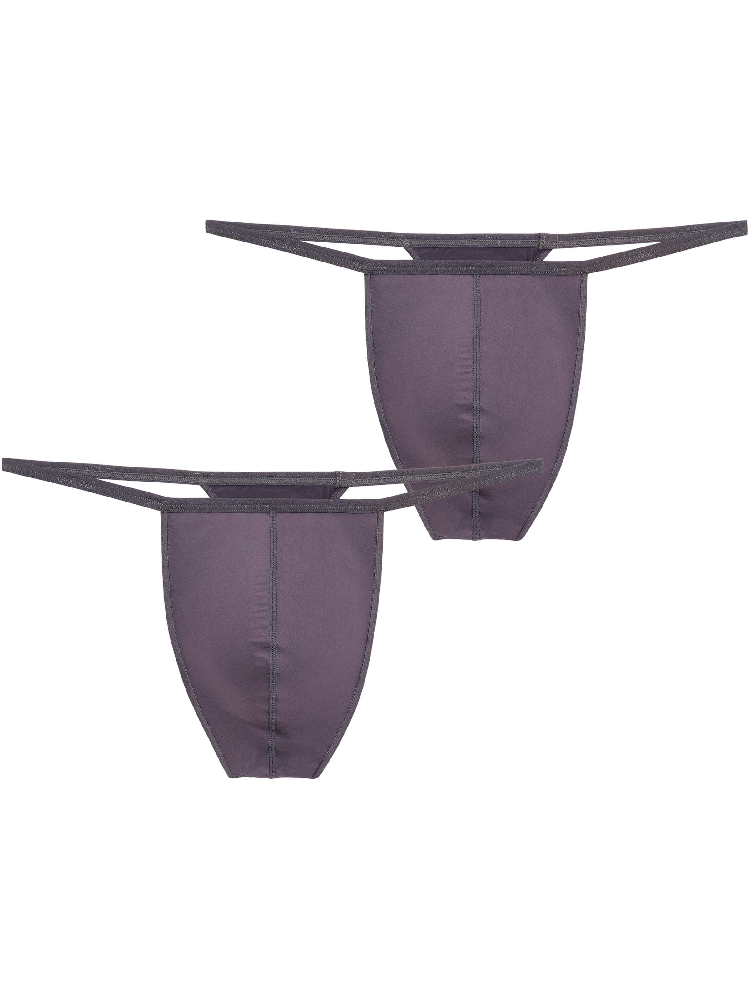 HOM G-String ' Plumes ' in Grau: Vorderseite