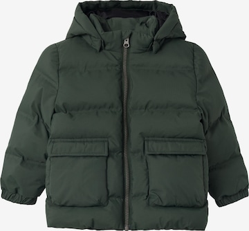 Veste d’hiver 'Mellow' NAME IT en vert : devant