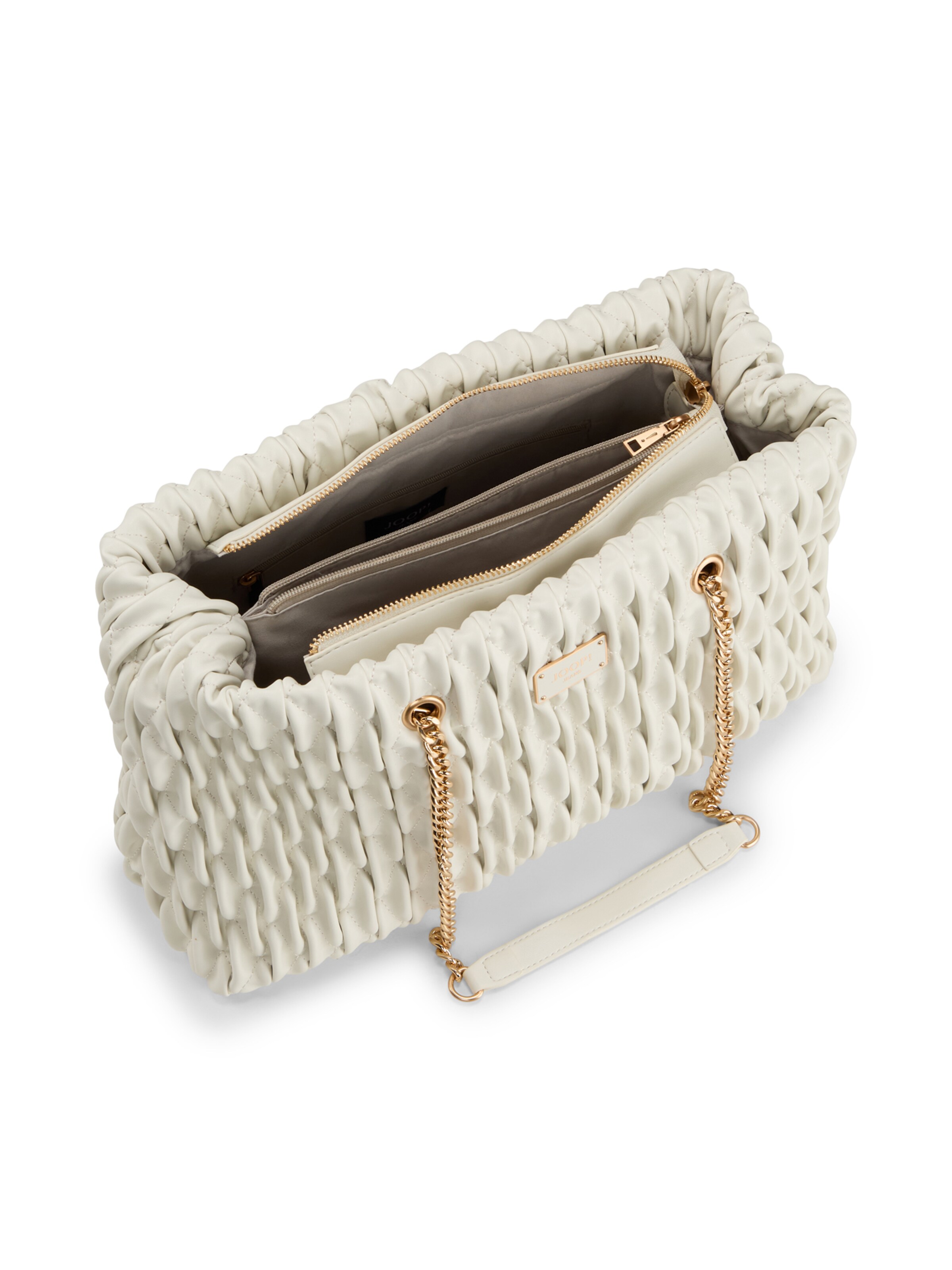 JOOP! - Bolso de hombro 'Ruga Niecy' en blanco