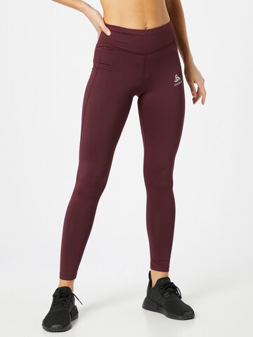 ODLO Workout Pants in Red: front