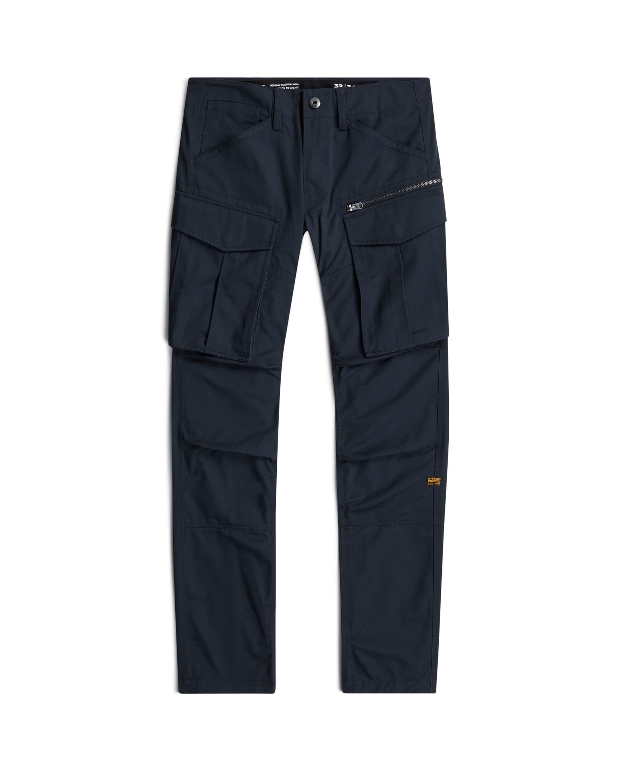 Effilé Pantalon cargo G-STAR en bleu : devant