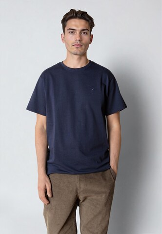 Clean Cut Copenhagen Shirt 'Stable' in Blue: front