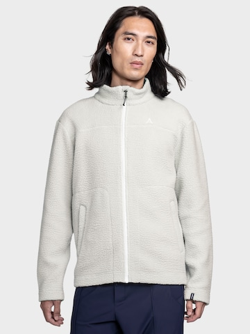 Veste en polaire fonctionnelle 'Jk Style Purga MNS ' Schöffel en blanc : devant