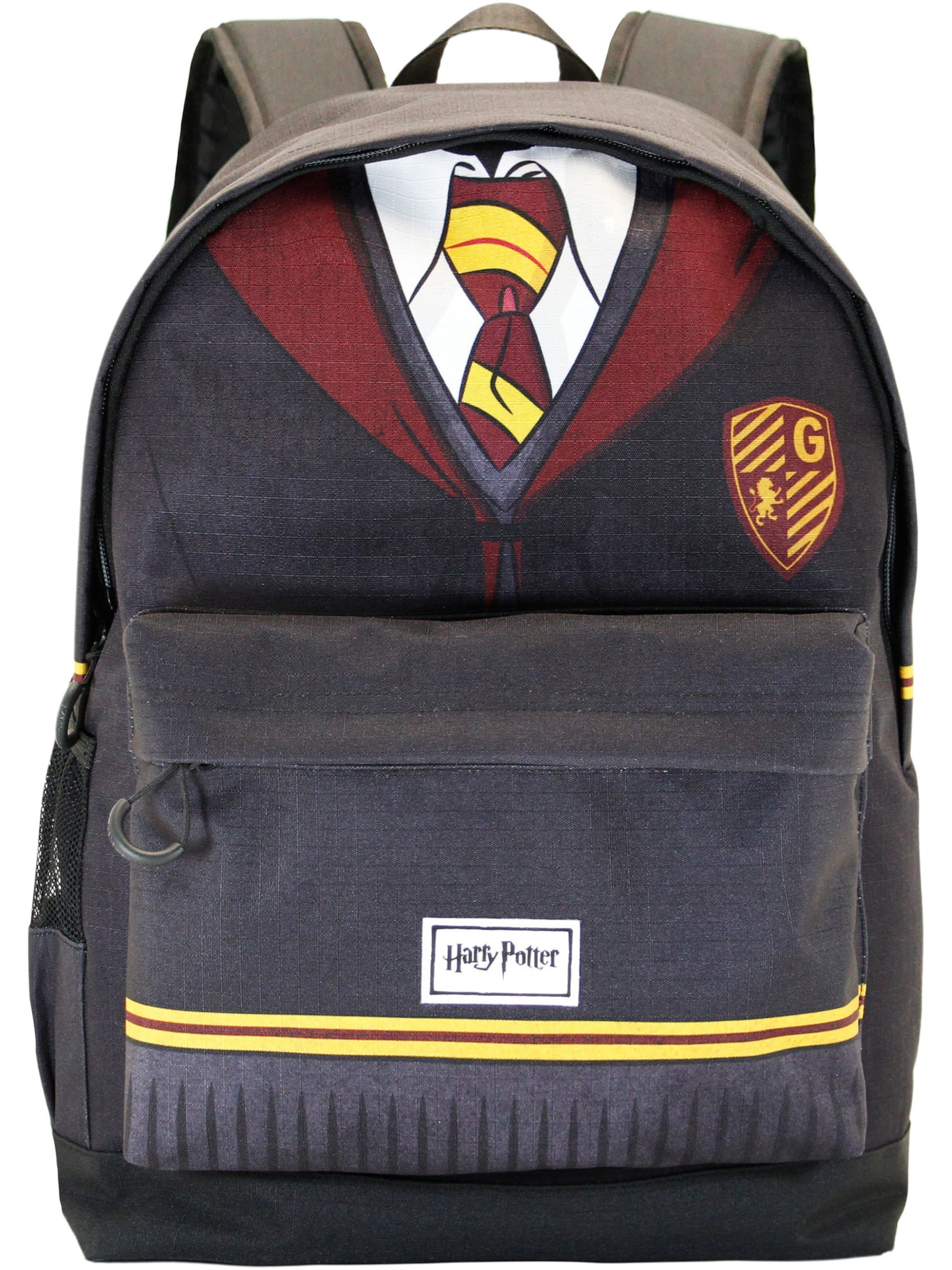 Zaino 'Harry Potter Uniform-Eco 2.0 ' di Warner Bros. in nero: frontale