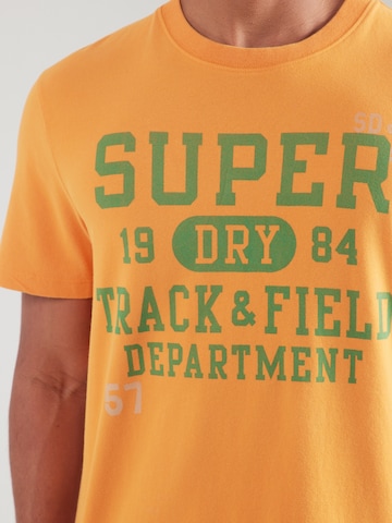 Superdry & Co Paita 'Vintage Prep' värissä oranssi