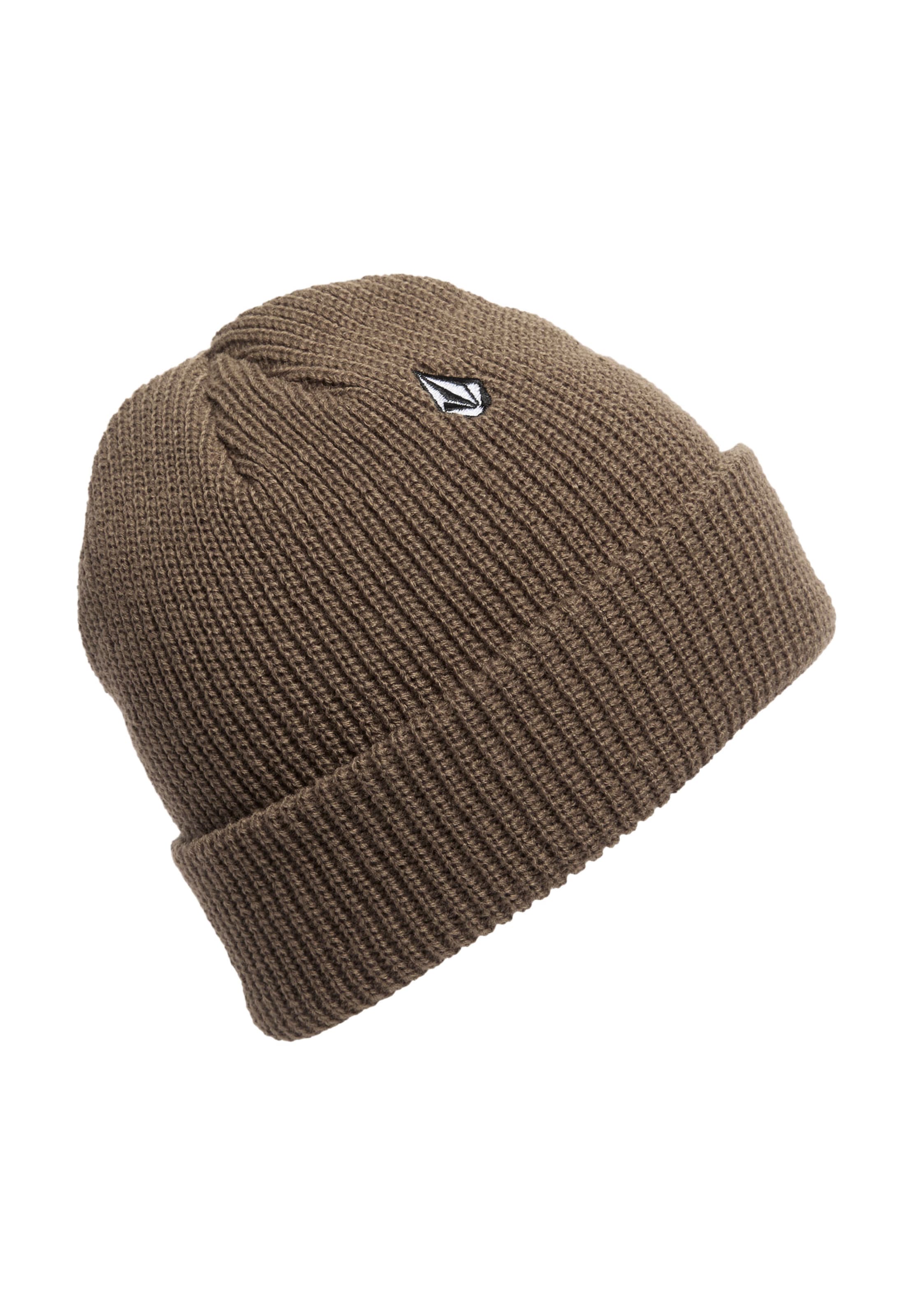 Bonnet 'FULL STONE' Volcom en marron : devant