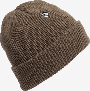 Bonnet 'FULL STONE' Volcom en marron : devant