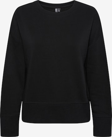 PIECES Sweatshirt 'STELLA' in Black: front