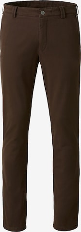Pantalon chino MEYER en marron : devant