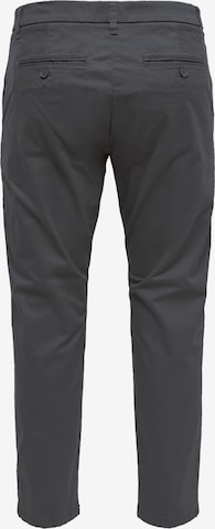 Coupe slim Pantalon à pince 'Cam' Only & Sons en gris