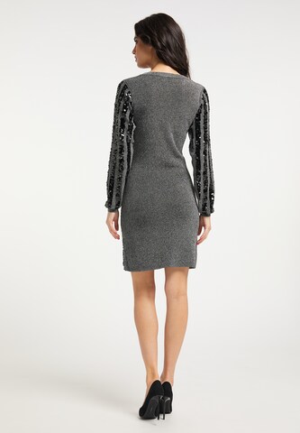 faina Knitted dress in Grey