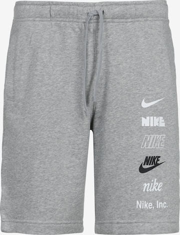 regular Pantaloni di Nike Sportswear in grigio: frontale