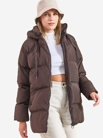 Veste d’hiver Bianco Lucci en marron