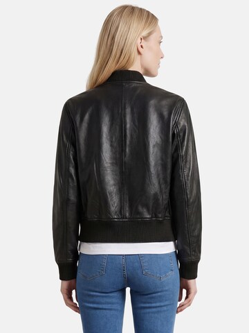 Apple of Eden Lederjacke in Schwarz