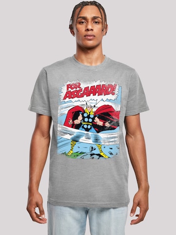 F4NT4STIC Shirt 'Marvel Thor Asgard' in Grijs: voorkant