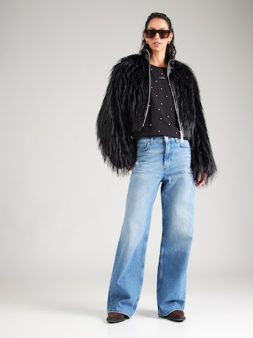 Liu Jo Μπλουζάκι 'ECS' σε μαύρο