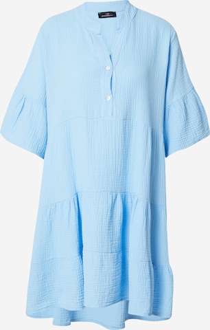 Zwillingsherz Shirt Dress 'Summer & Uni' in Blue: front