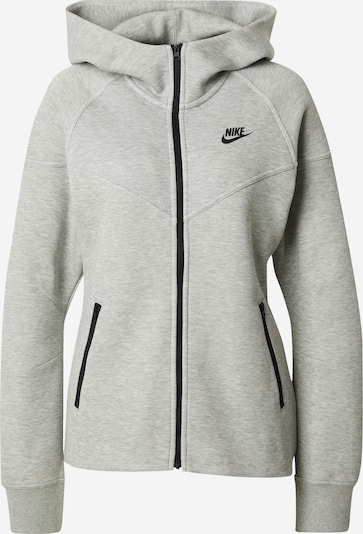 Nike Sportswear Přechodná bunda 'TECH FLEECE' - šedý melír / černá, Produkt
