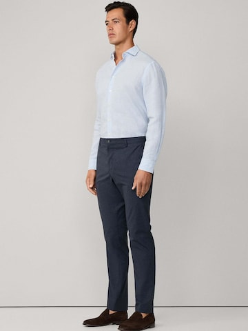 Carlo Colucci Slimfit Hose 'Kensington' in Blau