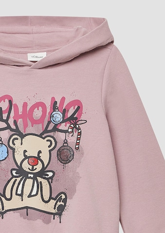 Sweat-shirt s.Oliver en rose