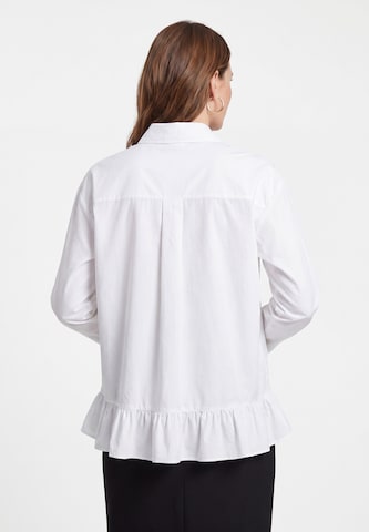 Chemisier usha BLACK LABEL en blanc