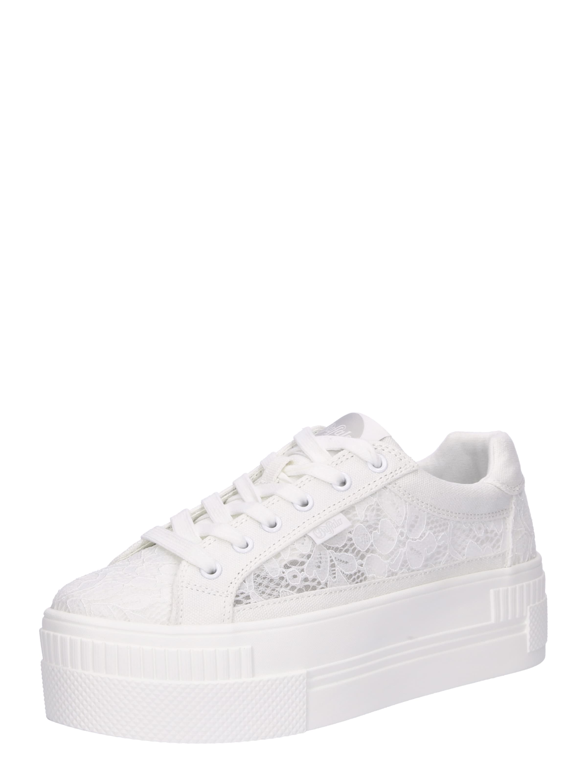 BUFFALO Rövid szárú sportcipők 'Paired Bloom' - fehér: elől