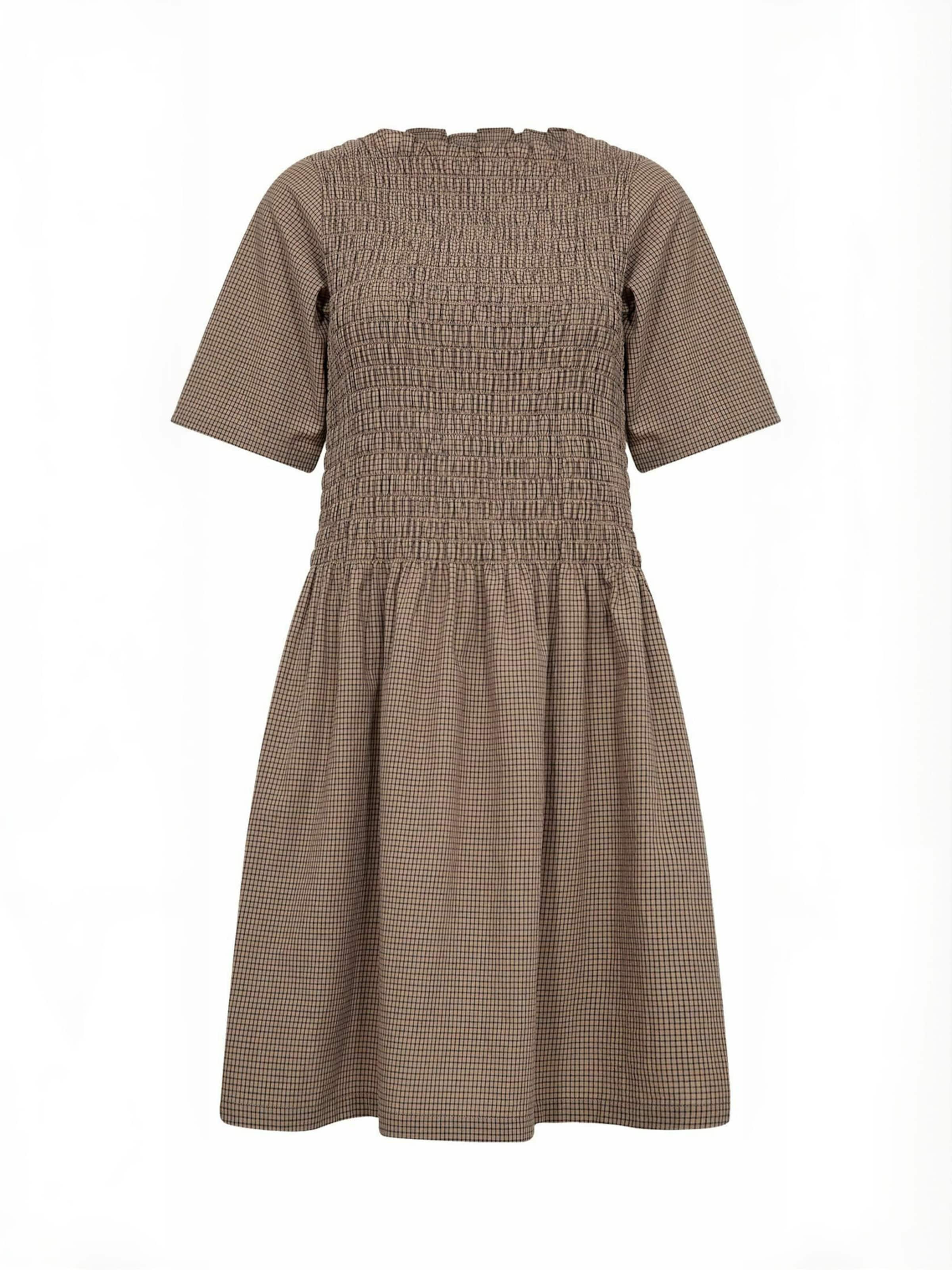 Levete Room Dress ' LR-RONIA ' in Braun: Vorderseite