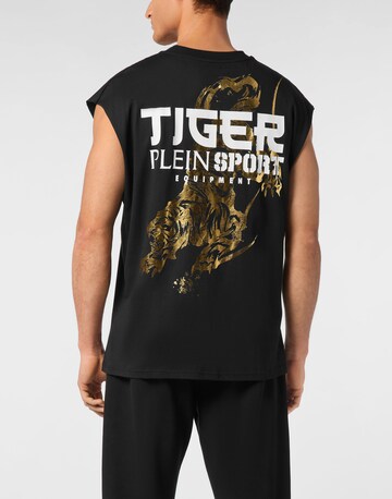Plein Sport Shirt 'Tiger' in Black: front