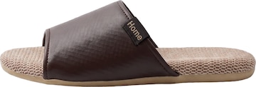 BONVERANO Slippers in Brown: front