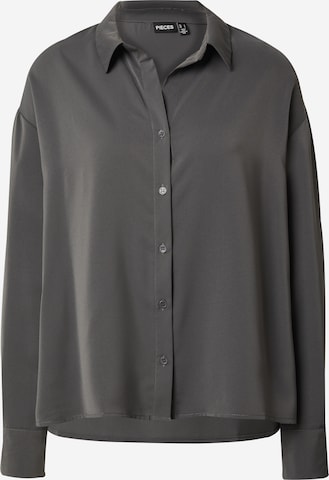 PIECES Blúzka 'Franan' - Sivá: predná strana