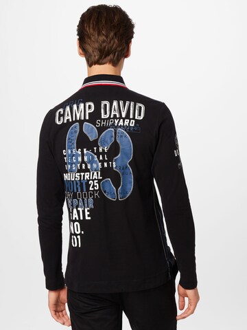 CAMP DAVID T-shirt 'Shipyard' i svart