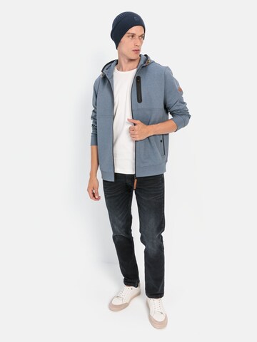 CAMEL ACTIVE Zip-Up Hoodie in Blue