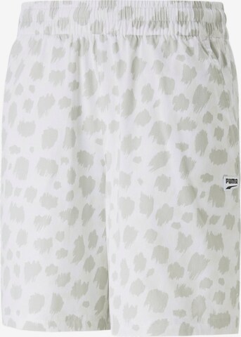 PUMA Regular Shorts 'DOWNTOWN' in Weiß: predná strana