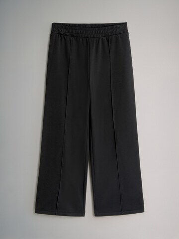 The Set Szeroka nogawka Spodnie w kolorze szary