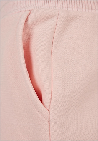 Urban Classics Zwężany krój Spodnie w kolorze różowy