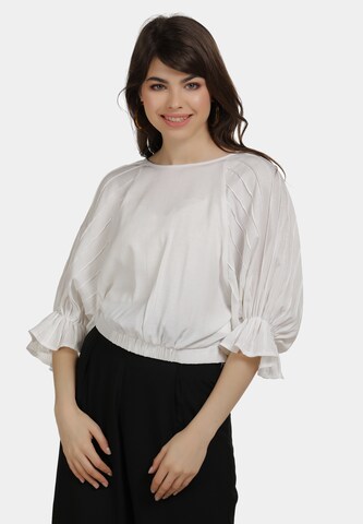 myMo NOW Blouse in White: front
